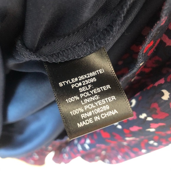 NWT TRIXXI Francesca’s Emma Square Neck Long Sleeve Baby Doll Ruffle Dress L - Picture 12 of 12